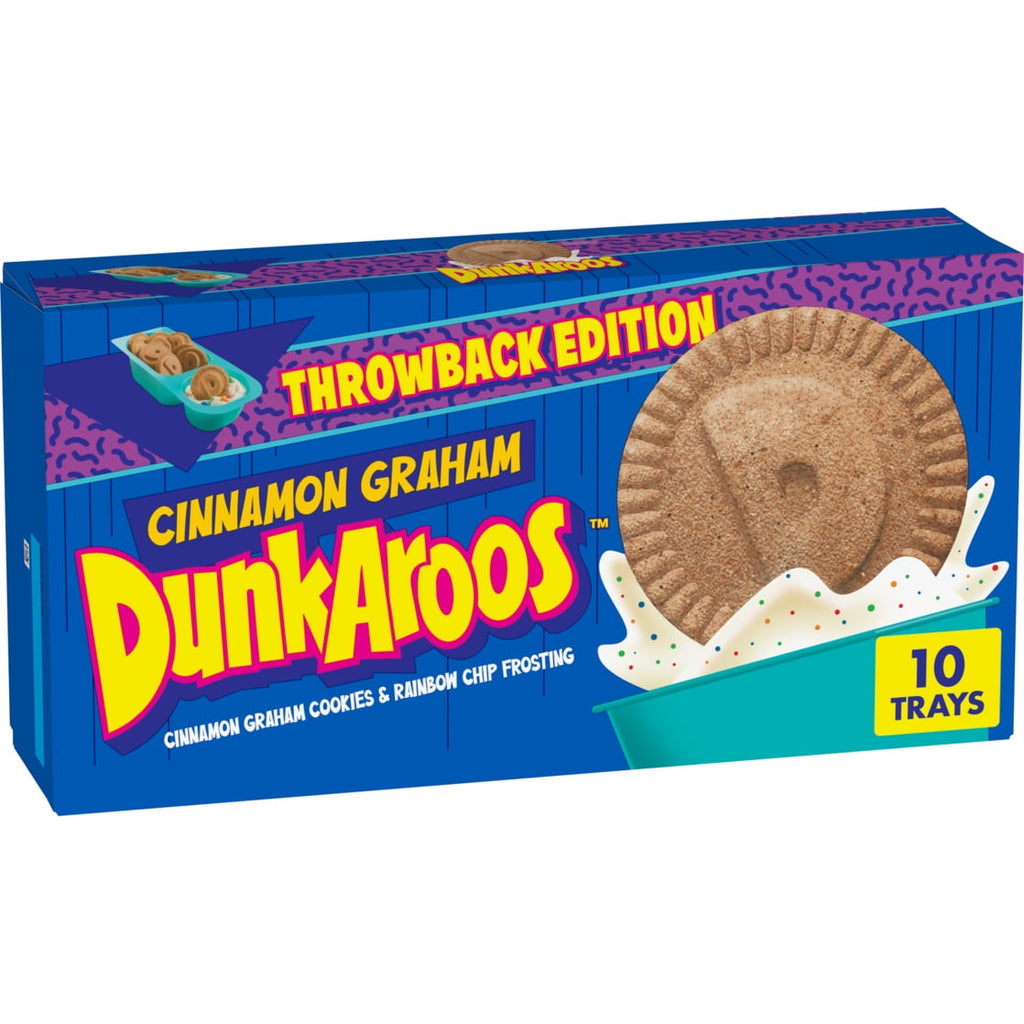 Dunkaroos Cinnamon Graham Cookies and Rainbow Chip Frosting, (10ct)