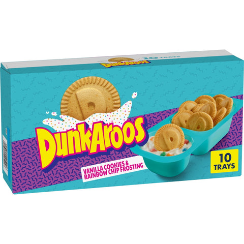Dunkaroos Vanilla Cookies and Rainbow Chip Frosting, (10ct.)