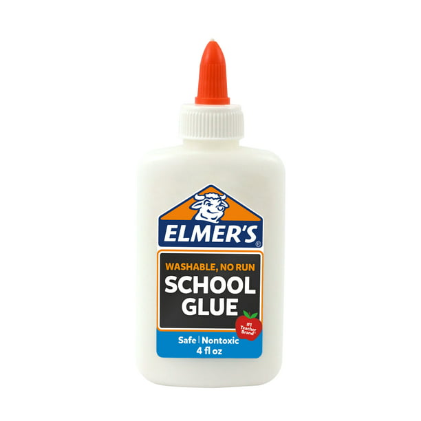 Elmer's Liquid School Glue, White, Washable, (4 oz.)