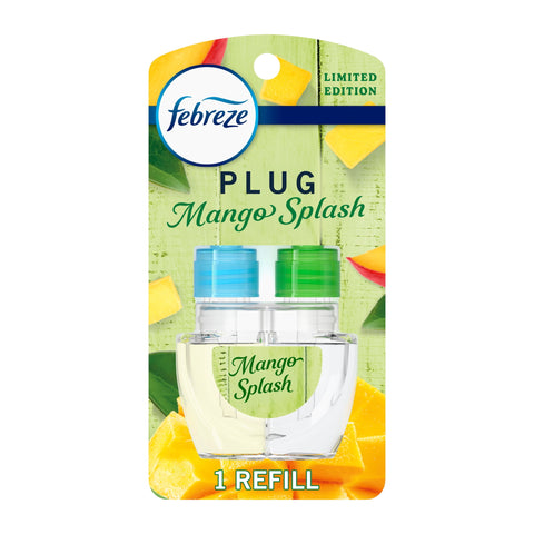 Febreze Plug In Air Freshener Scented Oil Refill, Mango Splash (1ct.)