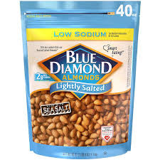 Blue Diamond Lightly Salted with Sea Salt Almonds  (40oz.)