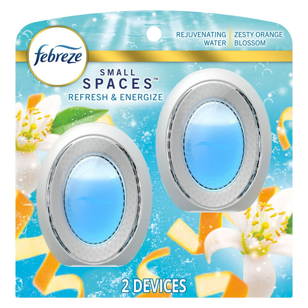 Febreze Small Spaces Air Freshener, Bathroom Refresh & Energize (0.25oz., 2ct.)