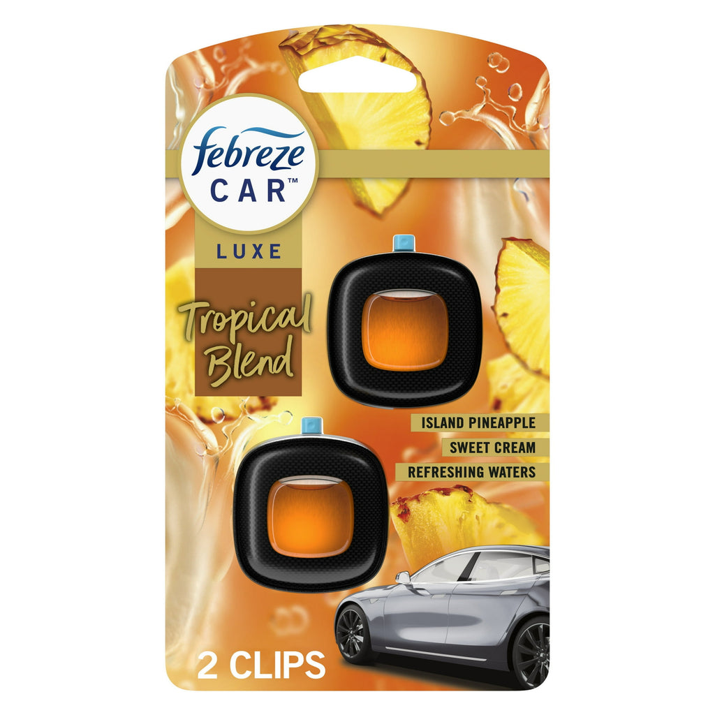 Febreze Car Air Vent Freshener, Tropical Blend (2ct.)