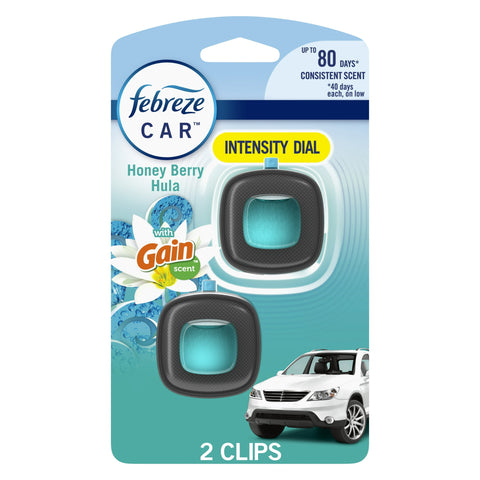 Febreze Car Air Vent Freshener, Honey Berry Hula (2ct.)
