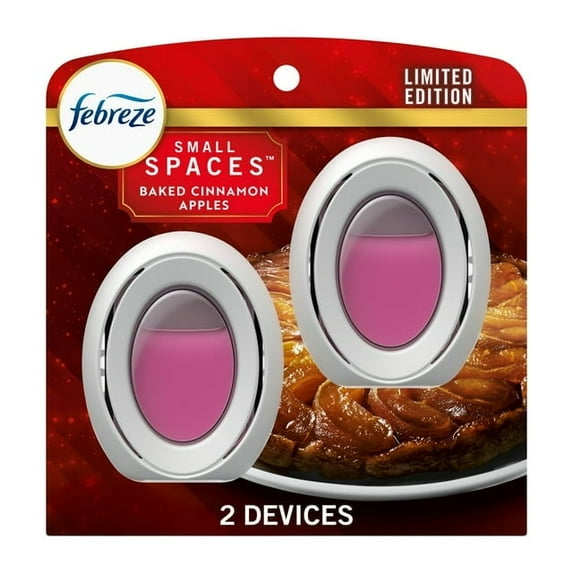 Febreze Small Spaces Air Freshener, Baked Cinnamon Apples(0.25oz., 2ct.)
