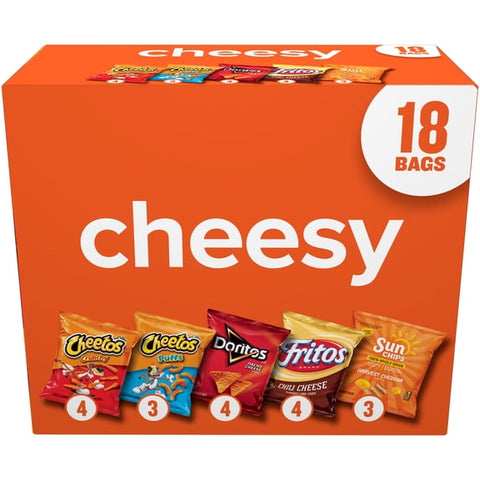 Frito-Lay Cheesy Mix Variety Pack (18ct.)