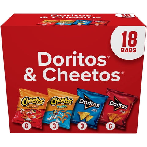 Frito-Lay Doritos and Cheetos Mix Variety Pack (18ct.)