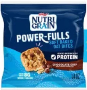 Nutri-Grain Power-Fulls Soft Baked Oat Bites, Chocolate Chip (1.4oz)