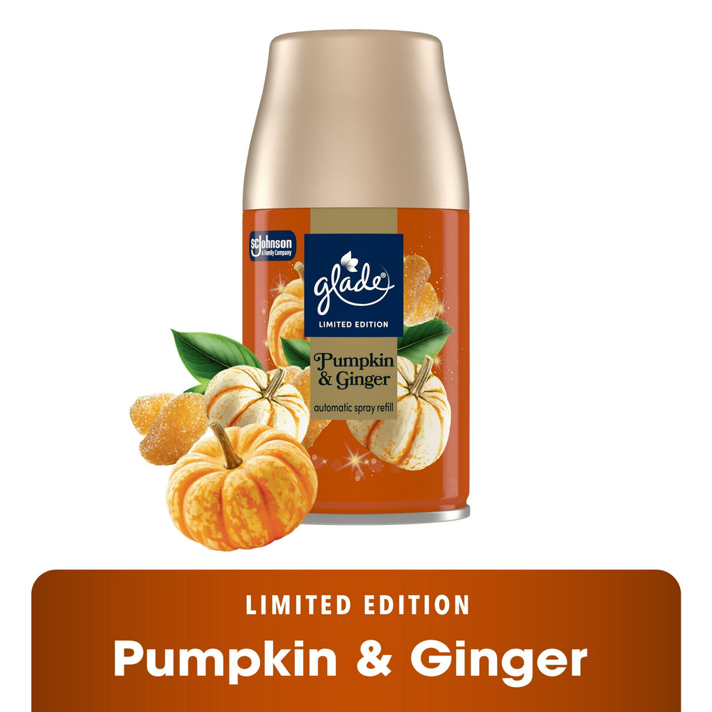 Glade Automatic Spray Refill, Pumpkin & Ginger (6.2oz.) Limited Edition