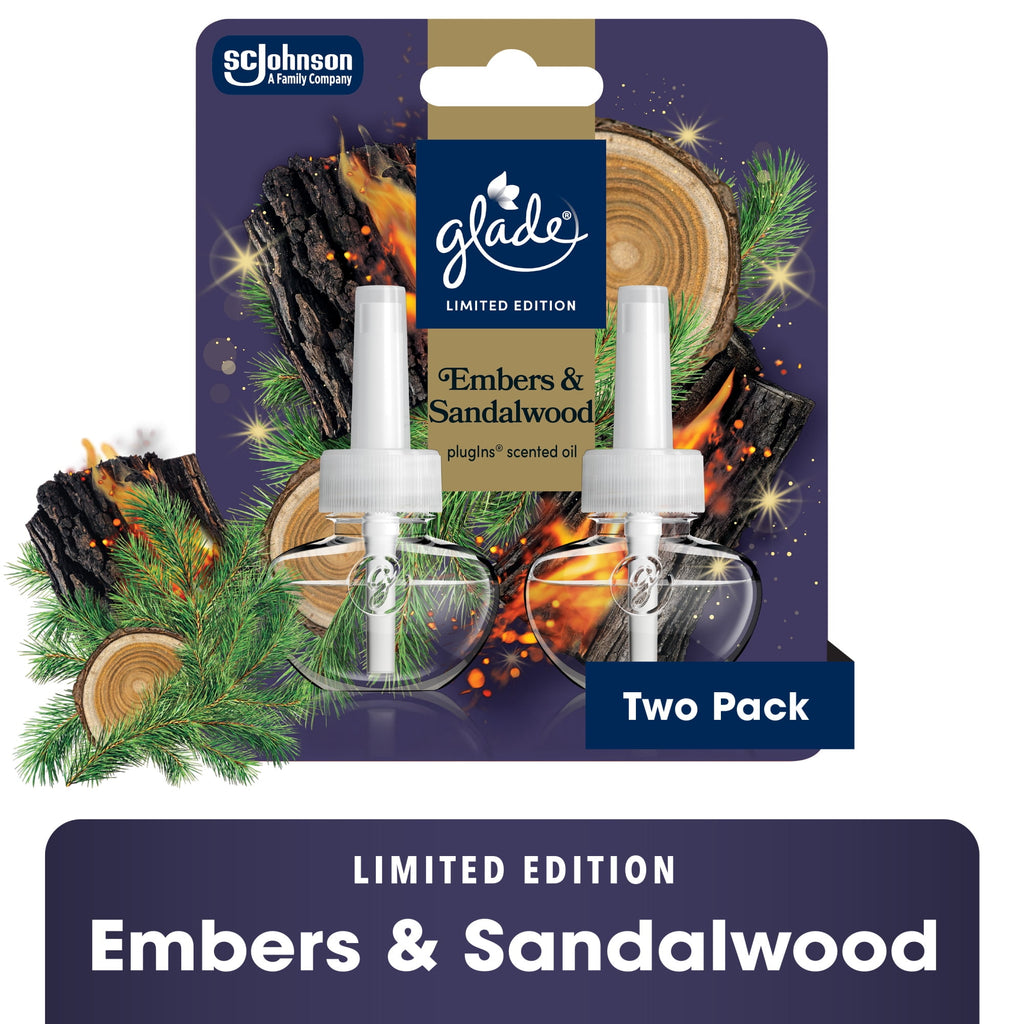 Glade PlugIns (2 Refills), Embers & Sandlewood (2ct., 0.67oz)