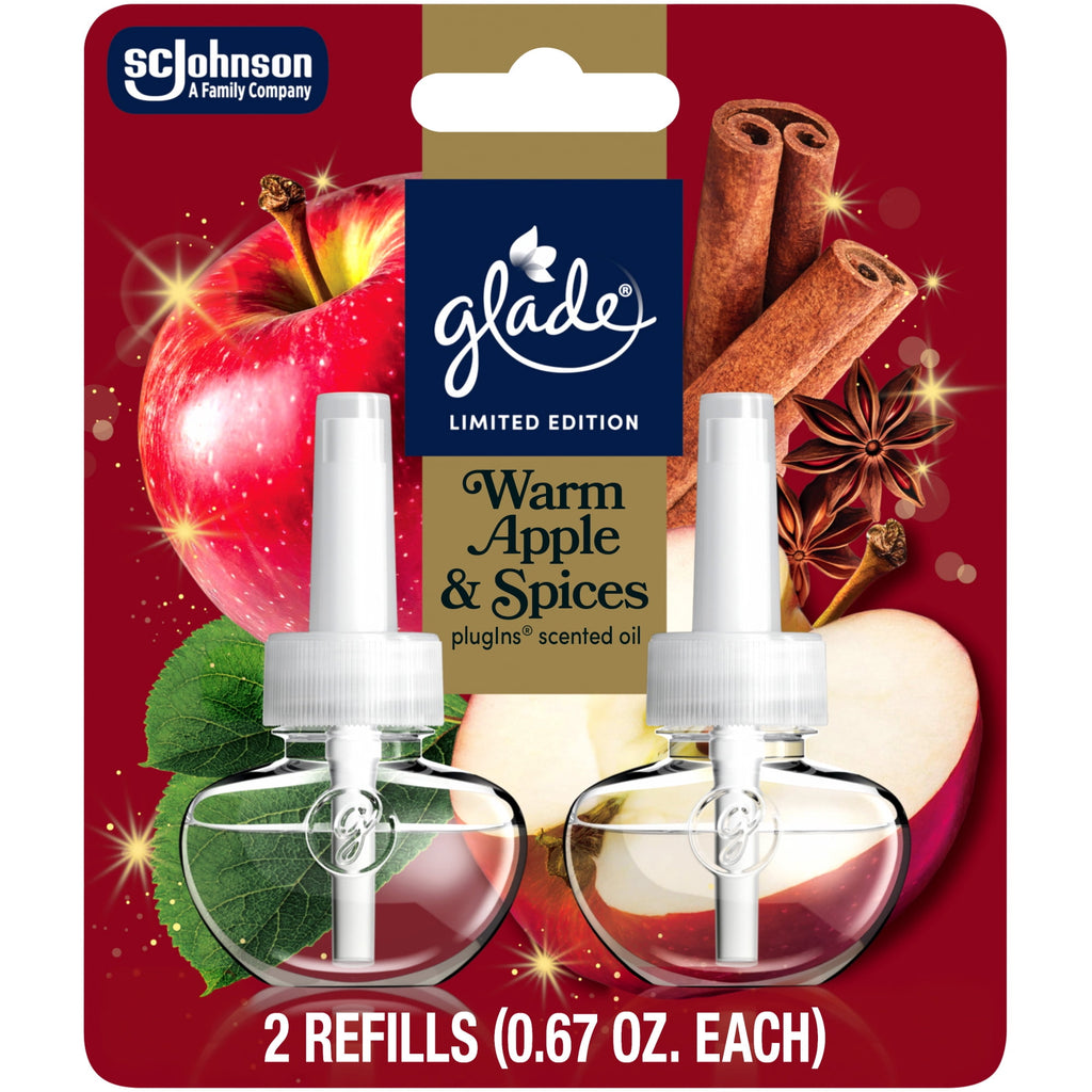 Glade PlugIns (2 Refills), Warm Apple & Spices (2ct., 0.67oz)