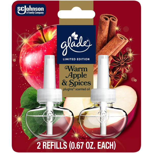 Glade PlugIns (2 Refills), Warm Apple & Spices (2ct., 0.67oz)