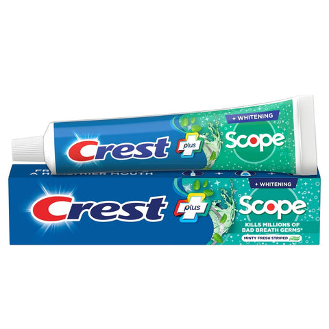 Crest Complete Whitening + Scope Toothpaste, Mint, (5.8 oz.)