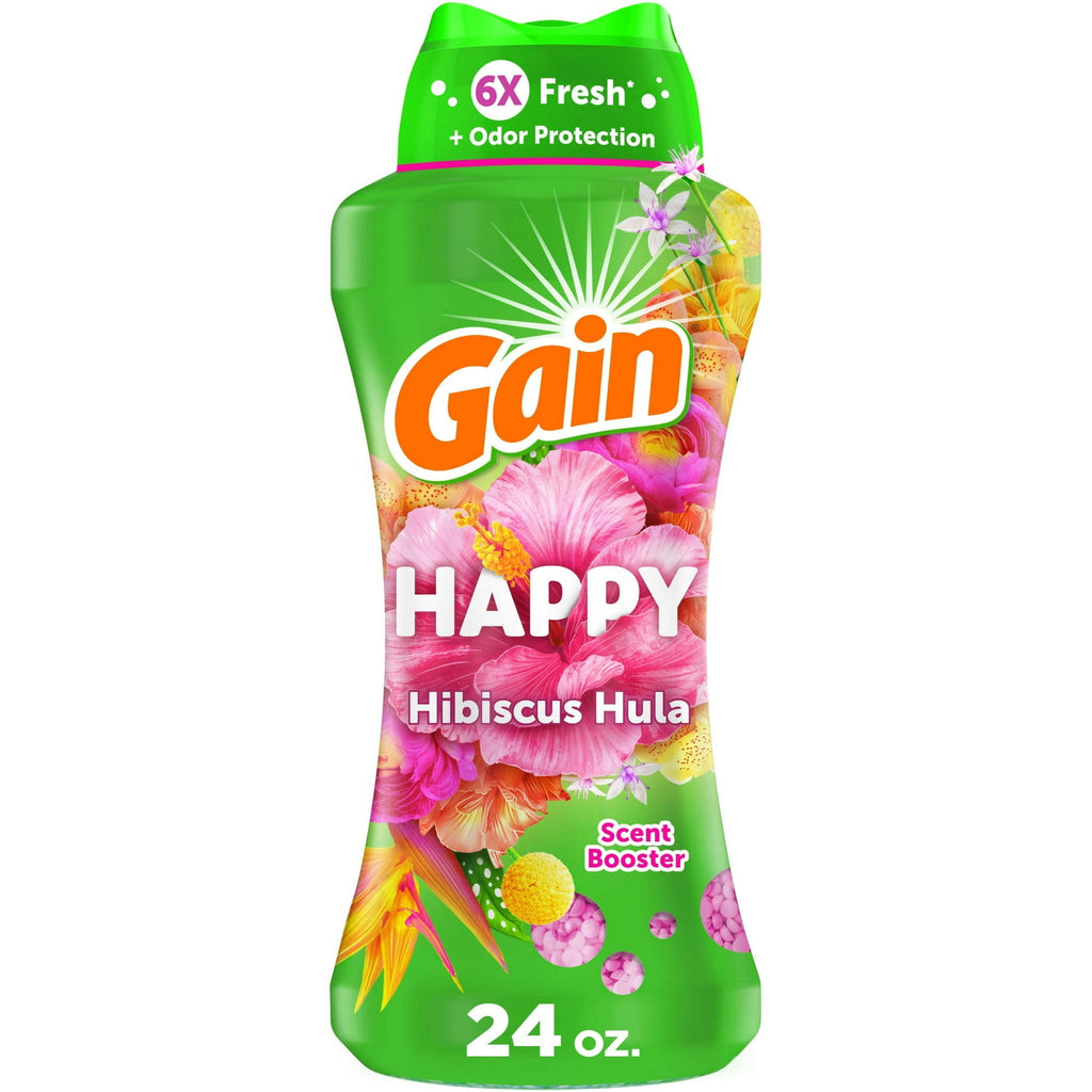 Gain In-Wash Scent Booster, Happy Hibiscus Hula (24oz.)