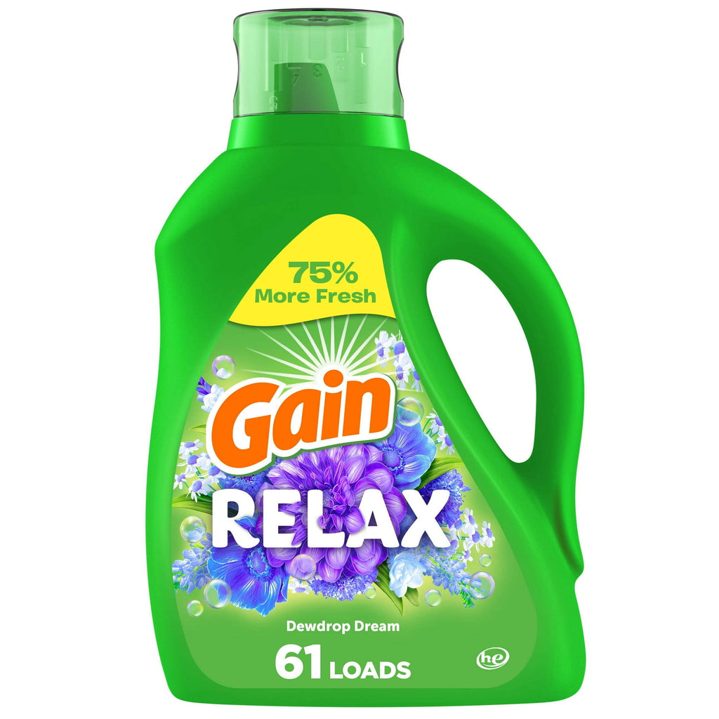 Gain Liquid Laundry Detergent, Relax (88fl.oz., 61 loads)