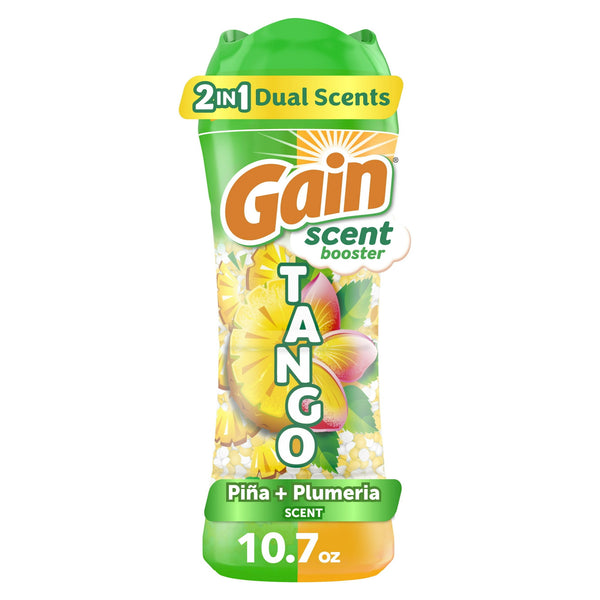 Gain Tango 2-in-1 Dual Scent In-Wash Laundry Scent Booster Beads, Pina & Plumeria (10.7oz.)