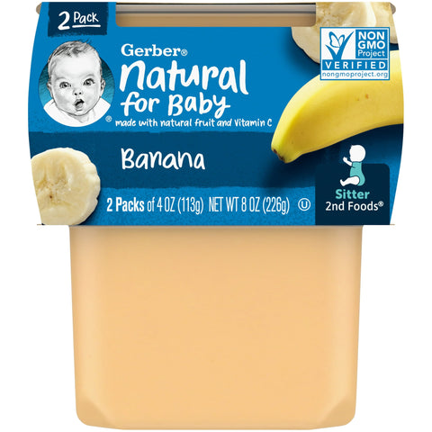 Gerber 2nd Foods, Banana (2ct./4oz.)