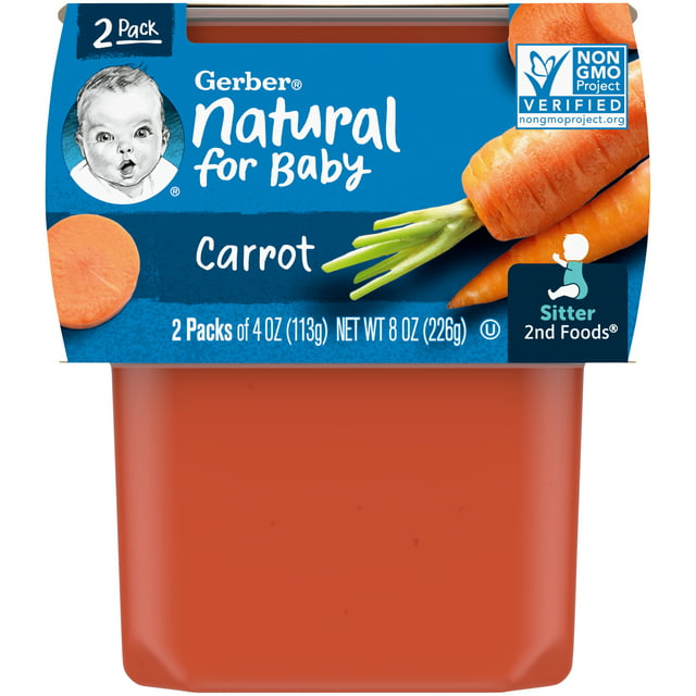 Gerber 2nd Foods, Carrot (2ct./4oz.)