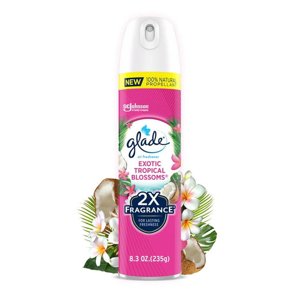 Glade Air Freshener Spray, Exotic Tropical Blossoms (8.3oz)