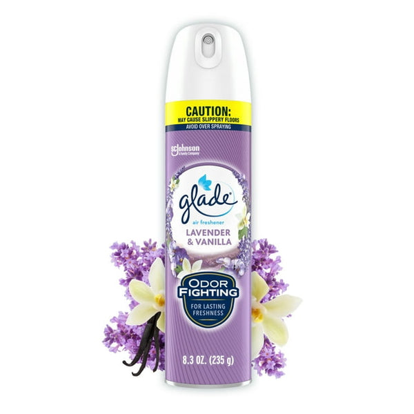 Glade Air Freshener Spray, Lavender and Vanilla (8.3oz)