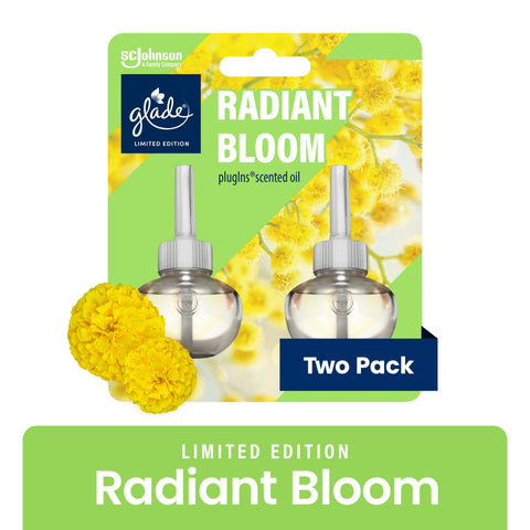 Glade PlugIns (2 Refills), Radiant Bloom (Limited Edition)