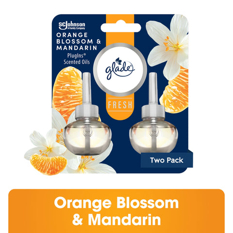 Glade PlugIns (2 Refills), Orange Blossom & Mandarin (2ct., 0.67oz)