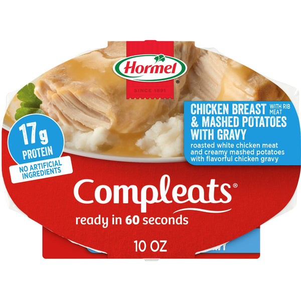 Hormel Compleats, Chicken Breast and Mashed Potatoes w/Gravy (10oz.)