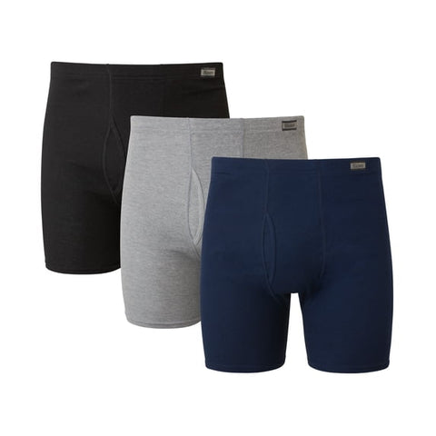 Hanes Men's ComfortSoft Boxer Brief Underwear, 3-Pack