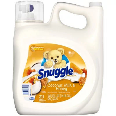 Snuggle Fabric Softener, Coconut Milk & Honey (180oz., 211 loads)