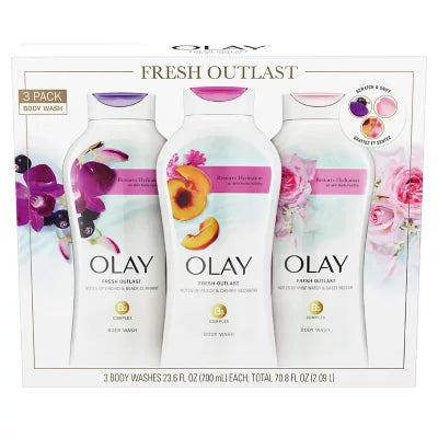 Olay Fresh Outlast Body Wash, (3 pk., 23.6 oz.)