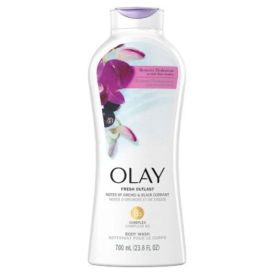 Olay Fresh Outlast Body Wash, Orchid & Black Currant (23.6 oz.)