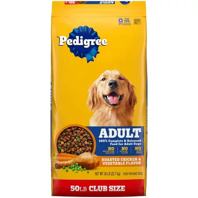 Pedigree Adult Dog Food, Chicken (50lbs)