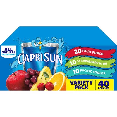 Caprisun Variety Juice, (40/6oz.)