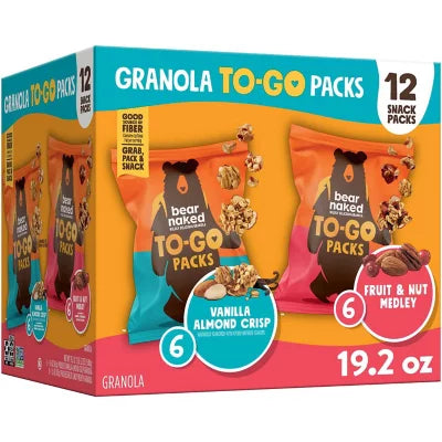 Bear Naked Cereal Granola, Variety Pack, (12pk.)