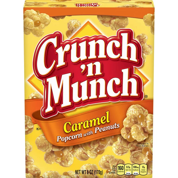 Crunch 'n Munch, Caramel Popcorn w/Peanuts, (6oz.)