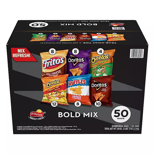 Frito-Lay Bold Mix Variety Pack (50ct.)