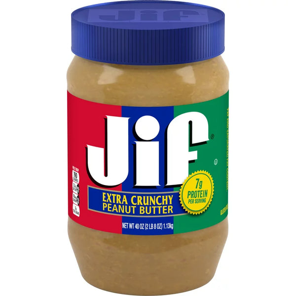 Jif Peanut Butter, Extra Crunchy (48oz.)