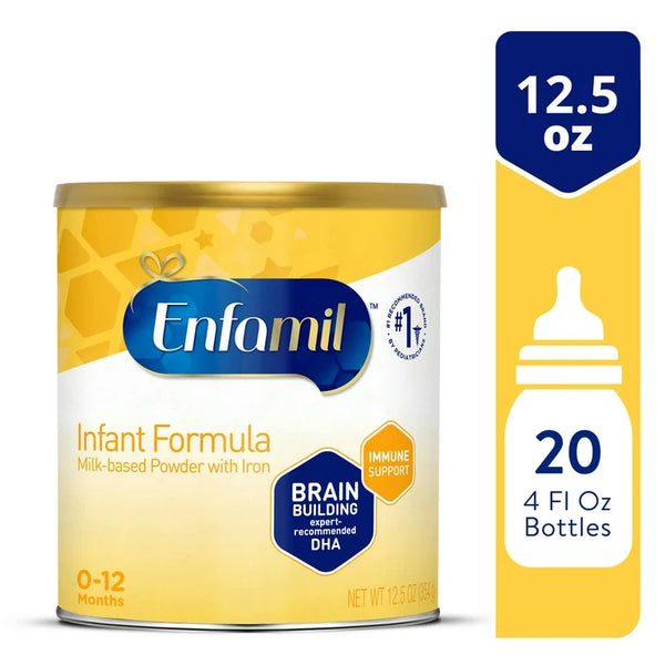 Enfamil Infant Formula, Milk-based Baby Formula with Iron, (12.5oz.)