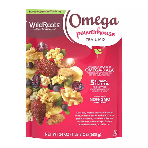 WildRoots Omega Powerhouse Trail Mix, (24 oz.)