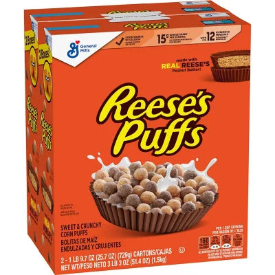 General Mills Reese's Puffs Cereal, (51.4oz)