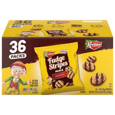 Keebler Fudge Stripes Original Minis Cookies, (36 ct.)