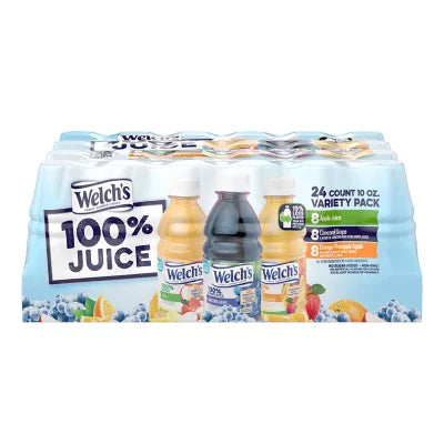 Welch's 100% Juice Variety Pack, (24/10oz.)