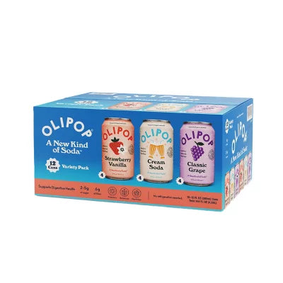 Olipop Variety Pack, (12pk)