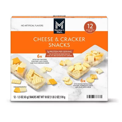 Member's Mark Cheese and Cracker Snacks, (12pk.)
