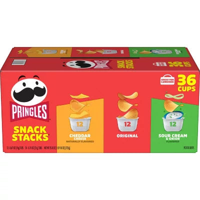 Pringles Potato Crisps Variety Pack (36ct.)