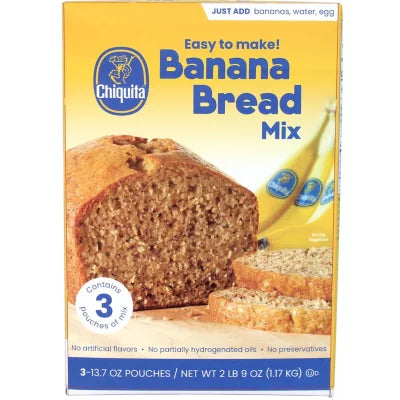 Chiquita Banana Bread Mix, (3pk., 13.7oz.)