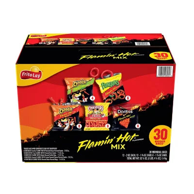 Frito-Lay Flamin' Hot Mix Variety Pack Snacks (30 pk.)