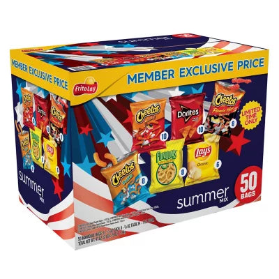Frito-Lay Summer Mix Variety Pack (50 ct.)