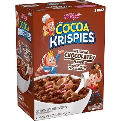 Kellogg's Cocoa Krispies Cereal, (34 oz.)