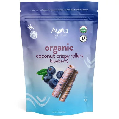 Ava Organics Blueberry Coconut Crispy Rollers (14.1 oz.)